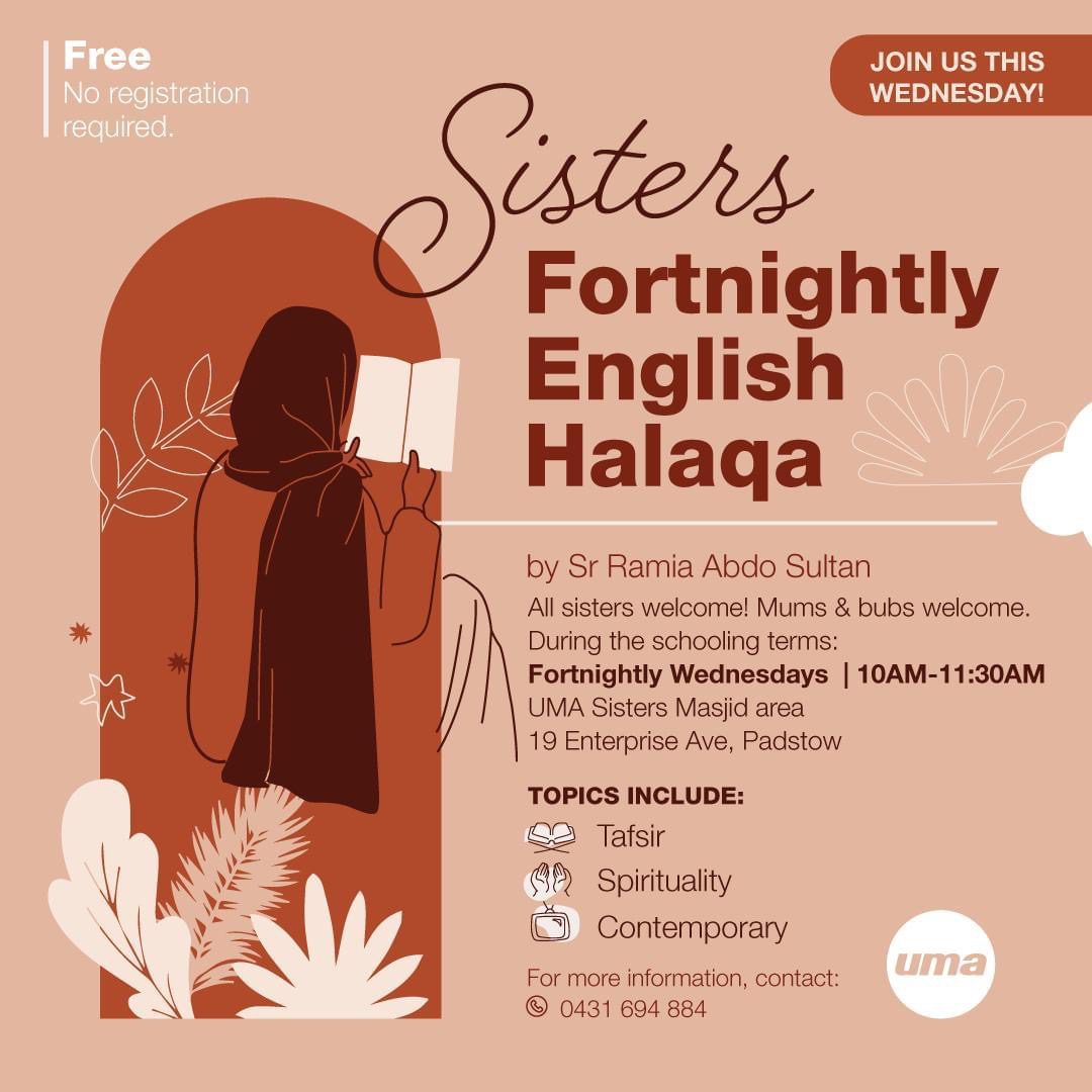 Sister’s Fortnightly English Halaqa